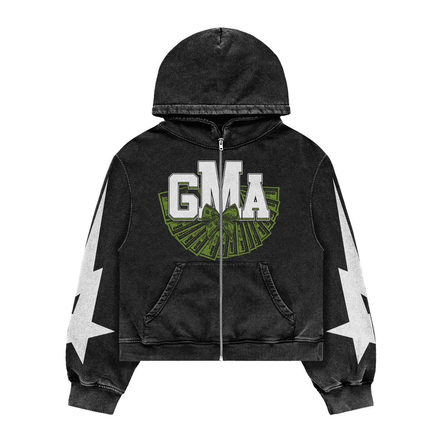 Get Money Agenda Zip-up Sweater