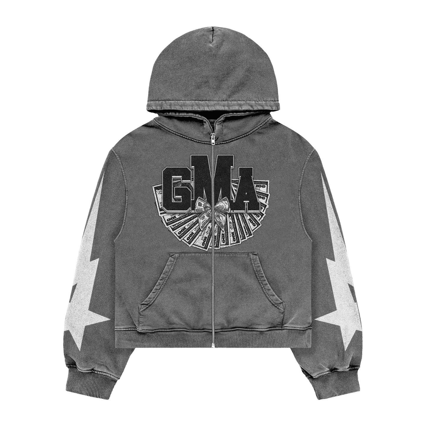 Get Money Agenda Zip-up Sweater